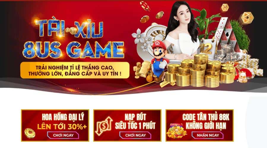 Thao tác đăng nhập 8us club để trải nghiệm kho game đỉnh cao