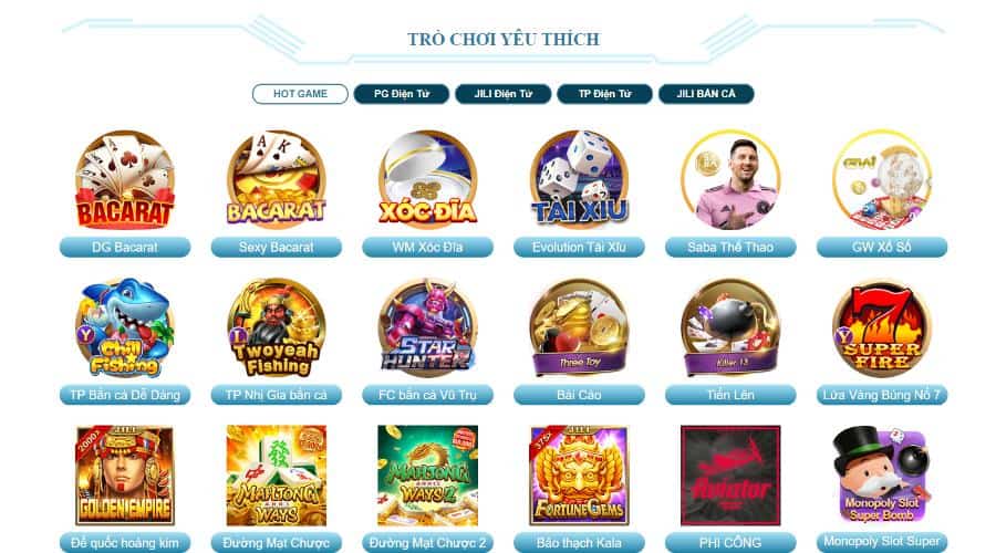 Sảnh giải trí Slot game thu hút nhiều cược thủ