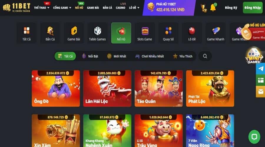 Các sản phẩm của 11bet