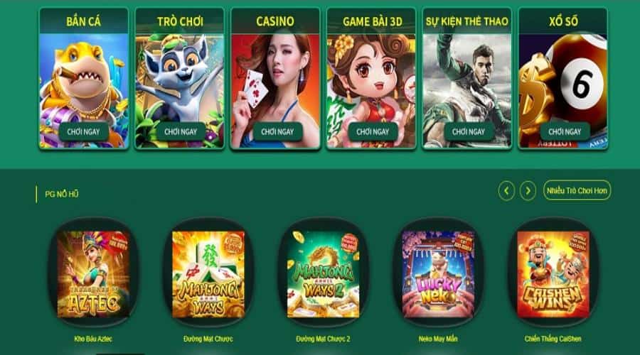 Tổng hợp các tựa game đình đám có ở web casino online Cwin