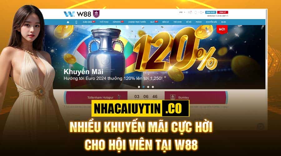 Nhiều khuyến mãi cực hời cho hội viên tại W88